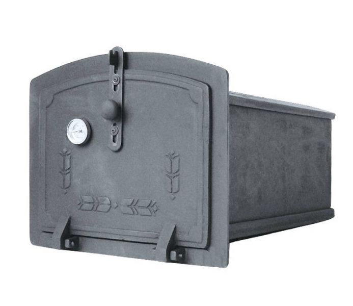 Piekarnik żeliwny z szybą i termometrem PŻE1T ( otwierany w lewo) id 1 1cf944e2 - Piekarnik żeliwny z szybą i termometrem PŻE1T ( otwierany w lewo)